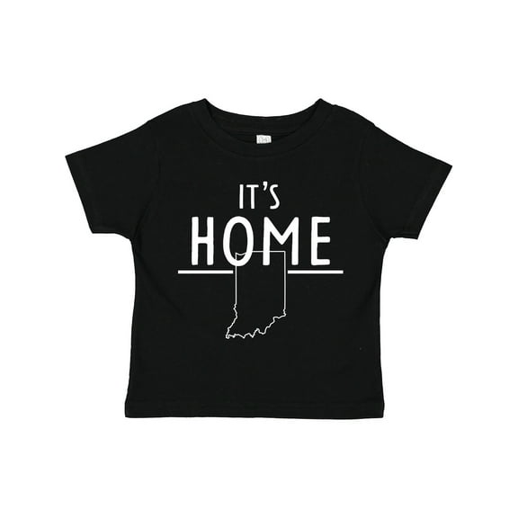 Inktastic It's Home- State of Indiana Outline Boys or Girls Toddler T-Shirt