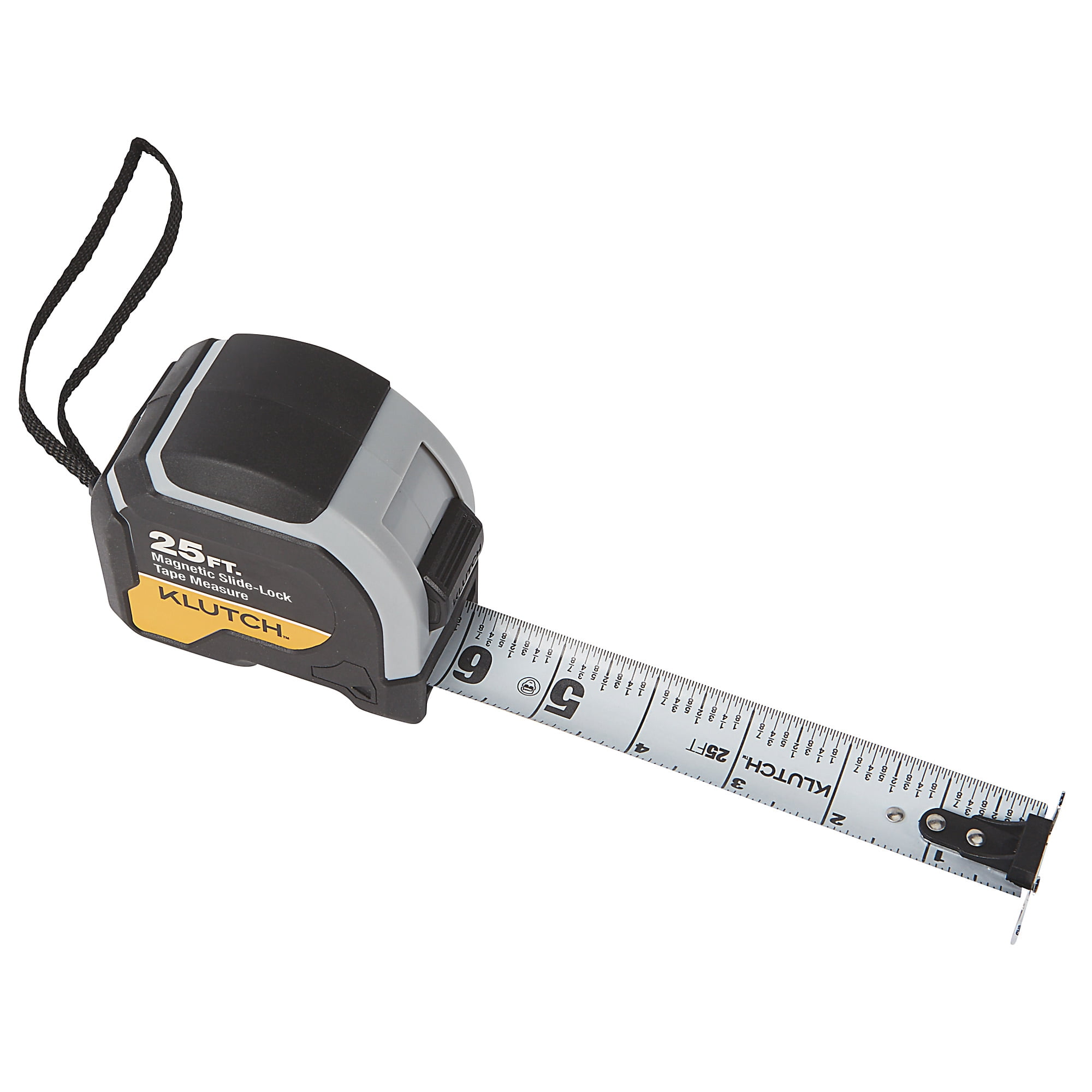 Klutch 25ft. Magnetic Slide-Lock Tape Measure