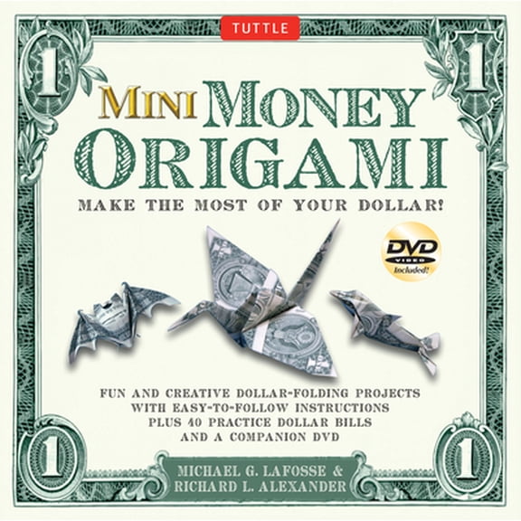Pre-Owned Mini Money Origami Kit: Make the Most of Your Dollar!: Origami Book with 40 Origami Paper Dollars, 5 Projects and Instructional DVD (Misc.) 0804842302 9780804842303