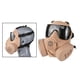 thumbnail image 5 of Máscara táctica, protección ocular completa de seguridad con correa ajustable para pistola de aire comprimido Lente Beige_Gray, 5 of 9
