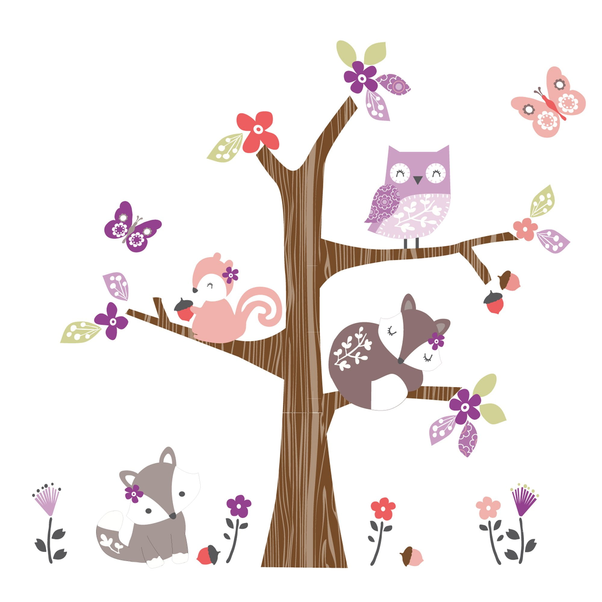 Bedtime Originals Lavender Woods Wall Appliques Walmart