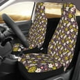 thumbnail image 2 of Yiaed Flowers Daisy Print Car Seat Covers,Universal Auto Seats Protector Fits for Car,SUV Sedan,Truck,Automotive Seat Covers & Accessories(Two packs), 2 of 7