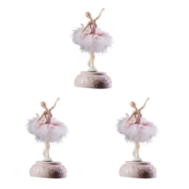 Injueey Caja Musical de bailarina, elegante bailarina, cajas de figuritas artesanales elegantes para niñas, regalo de cumpleaños de Type1 NO1