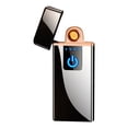 thumbnail image 4 of serony Briquet USB Voyage Randonnée Camping Banquet Portable Commande Tactile Sans Flamme Fils Chauffants Double Face Briquets Alliage de Zinc, 4 of 7