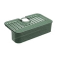 thumbnail image 3 of Faucet Draining Rack Soap Cloth Holder Kitchen Sink Organizer Soap Drainer Shelf green, 3 of 7