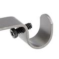 thumbnail image 3 of Uxcell Curtain Rod Bracket Holder Iron Paint Gray 2 Pcs, 3 of 5