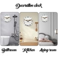 thumbnail image 2 of Wall Clock Battery Operated 16 Inch Farmhouse Wood Wall Clocks Silent Non Ticking Decorative for Kitchen Living Room Bedroom, 2 of 6