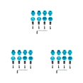 thumbnail image 1 of sweethay 4 piezas de repuesto de adaptador hexagonal profesional 1/10 componente ruedas ensanchadas Kit de accesorios de repuesto para E-REVO Azul 3Conjunto, 1 of 6