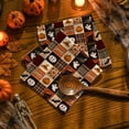 thumbnail image 4 of Sm:)e Ghost Bat Cat Pumpkin Halloween Cloth Napkins Set of 4 Reusable Napkins, Washable Table Napkin for Holiday Party 18"x18", 4 of 8