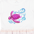 thumbnail image 4 of Inktastic Cute Pink Sea Turtle Girls Toddler Dress, 4 of 5