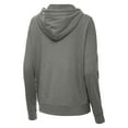 thumbnail image 3 of Women's-Antigua  Heather Charcoal New York City FC Fleece Full-Zip Seeker Hoodie, 3 of 3