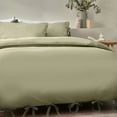 thumbnail image 3 of Yard Mallow Tie Detail Cotton Bow Duvet Cover Set, 3 of 4