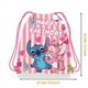 thumbnail image 3 of 5/30 piezas Disney Pink Lilo Stitch Theme Bolsa de cordón no tejida con tema Lilo & Stitch Bolsa de regalo para fiesta de cumpleaños para niño y niña Suministros para baby shower, 3 of 5