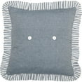 thumbnail image 5 of VHC Brands Sawyer Mill Blue Barn Star Decorative Farmhouse Throw Pillow for Sofa, Couch, or Bed 18x18, 5 of 5