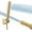 Brushed Gold, variant on Brushed Nickel Brass 2 In 1 Function High Flow Handheld Shower Head Set High Pressure 7 Inch Brushed Finish Shower Head Sprayer Hand Shower Wand with 59 Inch Hose, Bracket