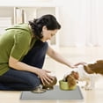 thumbnail image 5 of Alfombrillas para mascotas, alfombrillas de silicona para comida de mascotas, bordes elevados para evitar derrames, impermeables y antideslizantes MFZFUKR BST3006132-4, 5 of 5