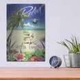 thumbnail image 4 of Luxe Metal Art 'Relax Palm Chair' by James and Kathleen Mazzotta, Metal Wall Art, 12"x16", 4 of 9