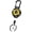 Yellow-1, variant on Upgraded Heavy Duty Retractable Keychain, Belt Clip Ver. & Carabiner Ver., 10 oz Retraction, 31.5" Stainless Steel Cable, 3K Carbon Fiber Tactical ID Badge Reel Key Chain Retractor, 2 Pack