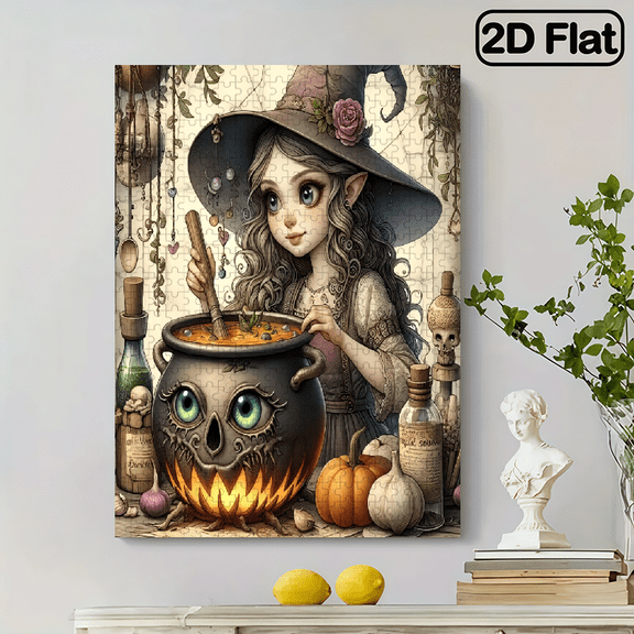 500 pieces of jigsaw puzzle - The Mysterious Witch