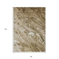 thumbnail image 3 of HomeRoots 579682 8 x 10 ft. Abstract Washable Indoor & Outdoor Rectangle Area Rug, Brown, Tan & Beige, 3 of 5
