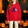 thumbnail image 2 of Weebloom Kids Halloween Hoodies For Boys Girls Cute Graphic Fleece Toddler Hoodie Pullover Tops With Pocket,Size 4-14 Y, 2 of 4