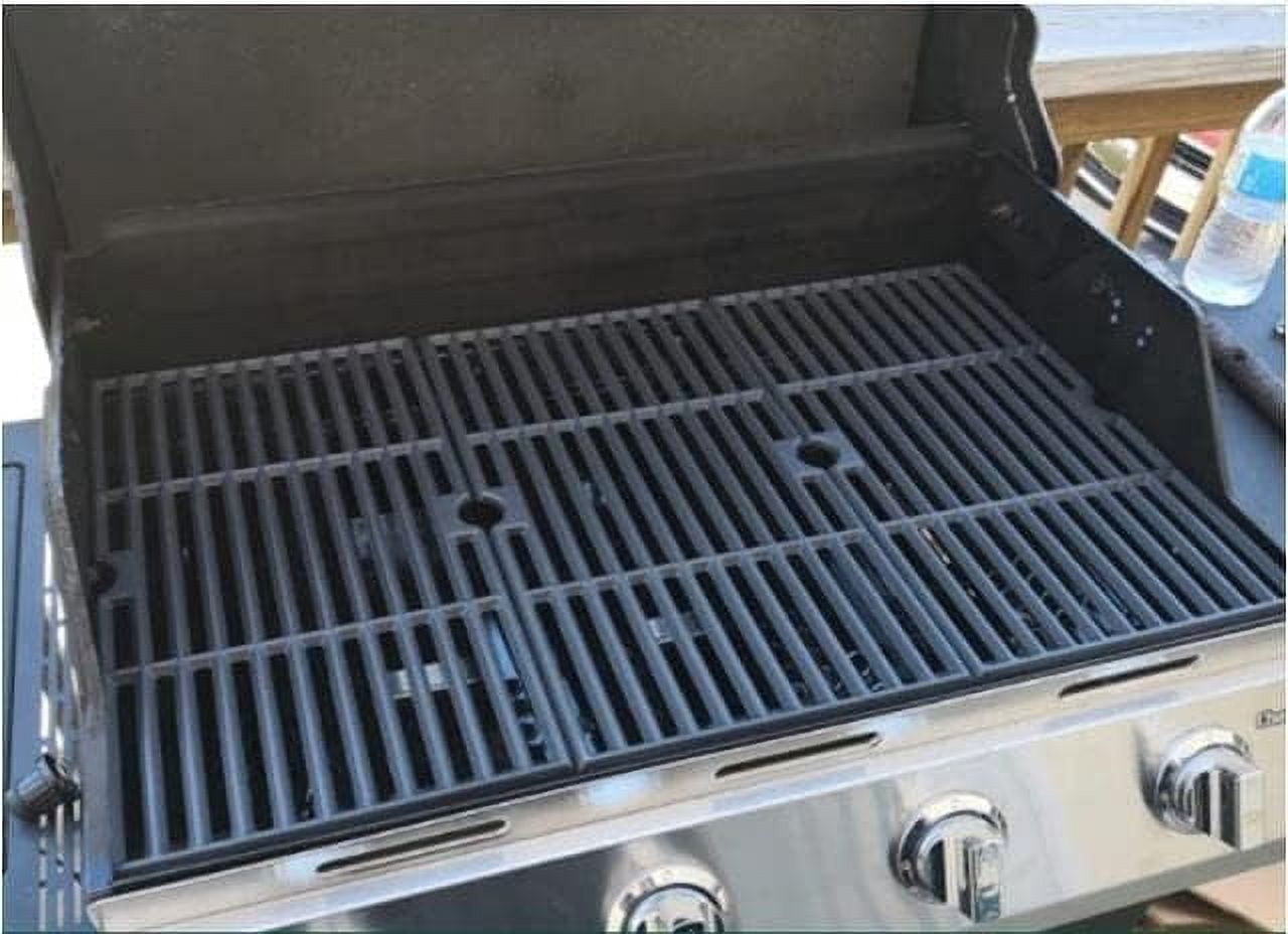 Grill Grates for Charbroil Advantage 4 Burner 463343015 463344015 463344116, Advantage 2 Coal Parts 463340516 Gas Grill, G467-0002-W1 Cast Iron Cooking Grids for Tru Infrared 463336016, 16 15/16"