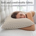 thumbnail image 5 of Simple Line Linen Texture Throw Pillow Cover 20 x 36 Inch Decorative Pillow Cover Beige Modern Art Geometric Lumbar Pillowcase Seasonal Rectangle Cushion Case for Couch Sofa Bed Living Room, 5 of 9