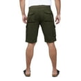 thumbnail image 2 of RAW X Mens Belted 12.5" Inseam Knee Length Cargo Shorts, Olive, 40, 2 of 7