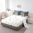 thumbnail image 5 of Castle Fairy 7-Piece Full Snowman Gingerbread Cartoon Bedding Set, 5 of 8