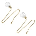 thumbnail image 2 of HLONK Crystal Ceiling Fan Chains with Socket Extender (2pcs), 2 of 6