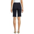 thumbnail image 4 of The Pioneer Woman, Pull-On Embroidered Bermuda Jean Short, Womens, 4 of 8