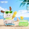 thumbnail image 3 of Figuras de Sanrio Spot Goods, lindas y hermosas, figuras de vacaciones de Pacha Dog, muñecos de juguete de moda, decoraciones de mesa de perro con orejas grandes, regalos, 3 of 5