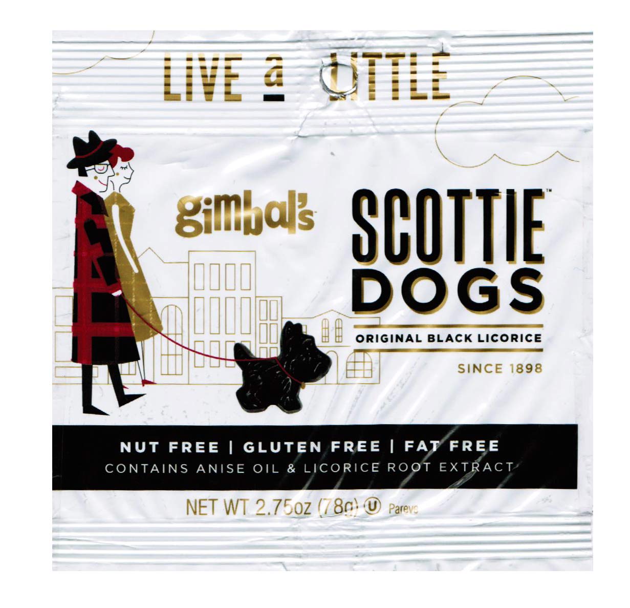 Gimbal Black Licorice Scottie Dogs 2.75 Oz