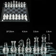 thumbnail image 4 of Juego de Ajedrez de Cristal Zulema 32 Piezas, 4 of 8