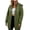 02#Army Green, variant on Womens Plus Size Hoodies Long Tunic Loose Fit Zip Up Sweatshirt Drawstring Casual Oversized Comfy Fall Coat with Pockets