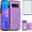 Purple, variant on Asuwish Compatible with Samsung Galaxy S10e Wallet Phone Case Tempered Glass Screen Protector and Flower PU Leather Credit Card Holder Stand Slot Mobile Cell Cover for S 10e 10se Se10 Women Men Grey