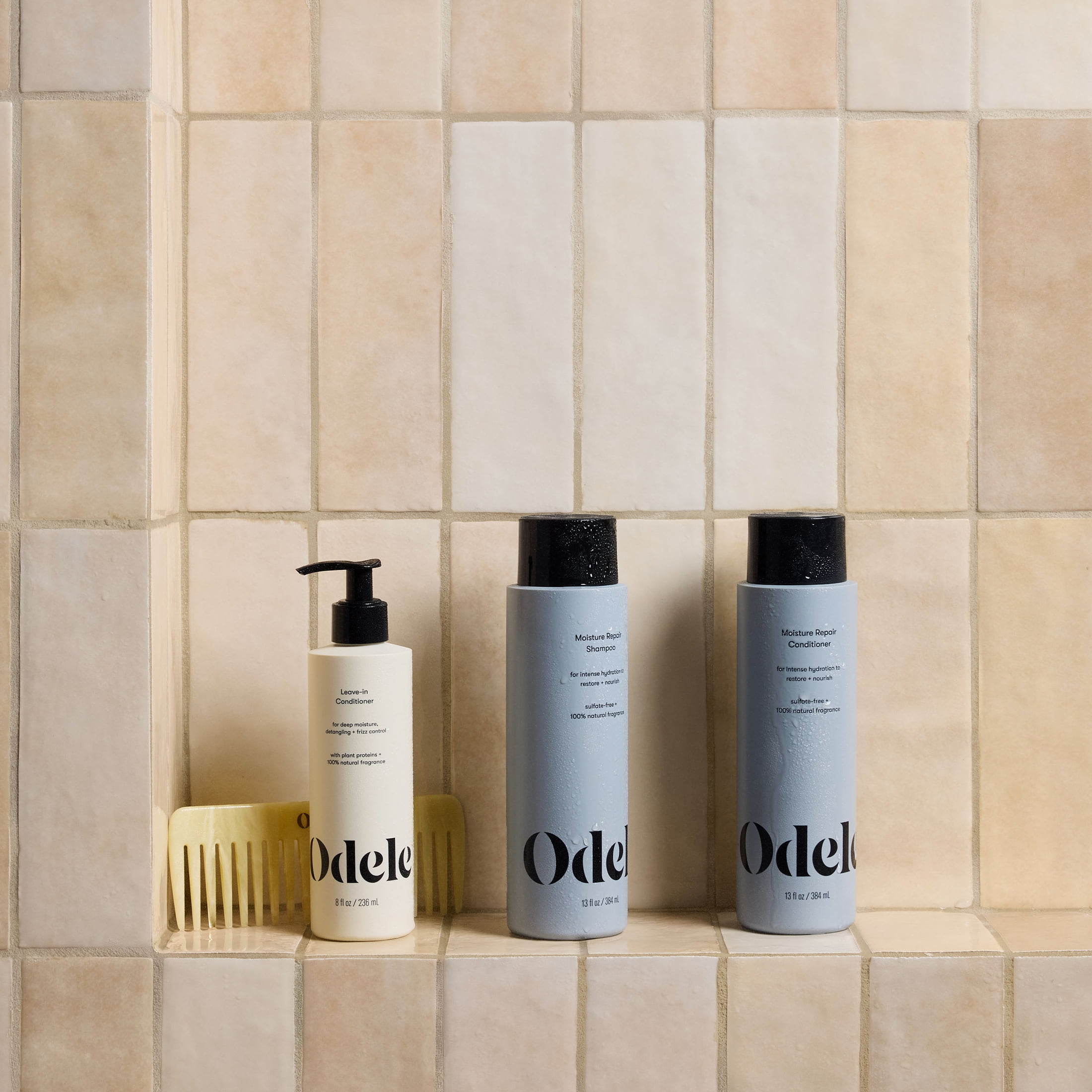Odele Moisture Repair Conditioner for Dry + Damaged Hair, Silicone + Sulfate Free, 13 fl oz