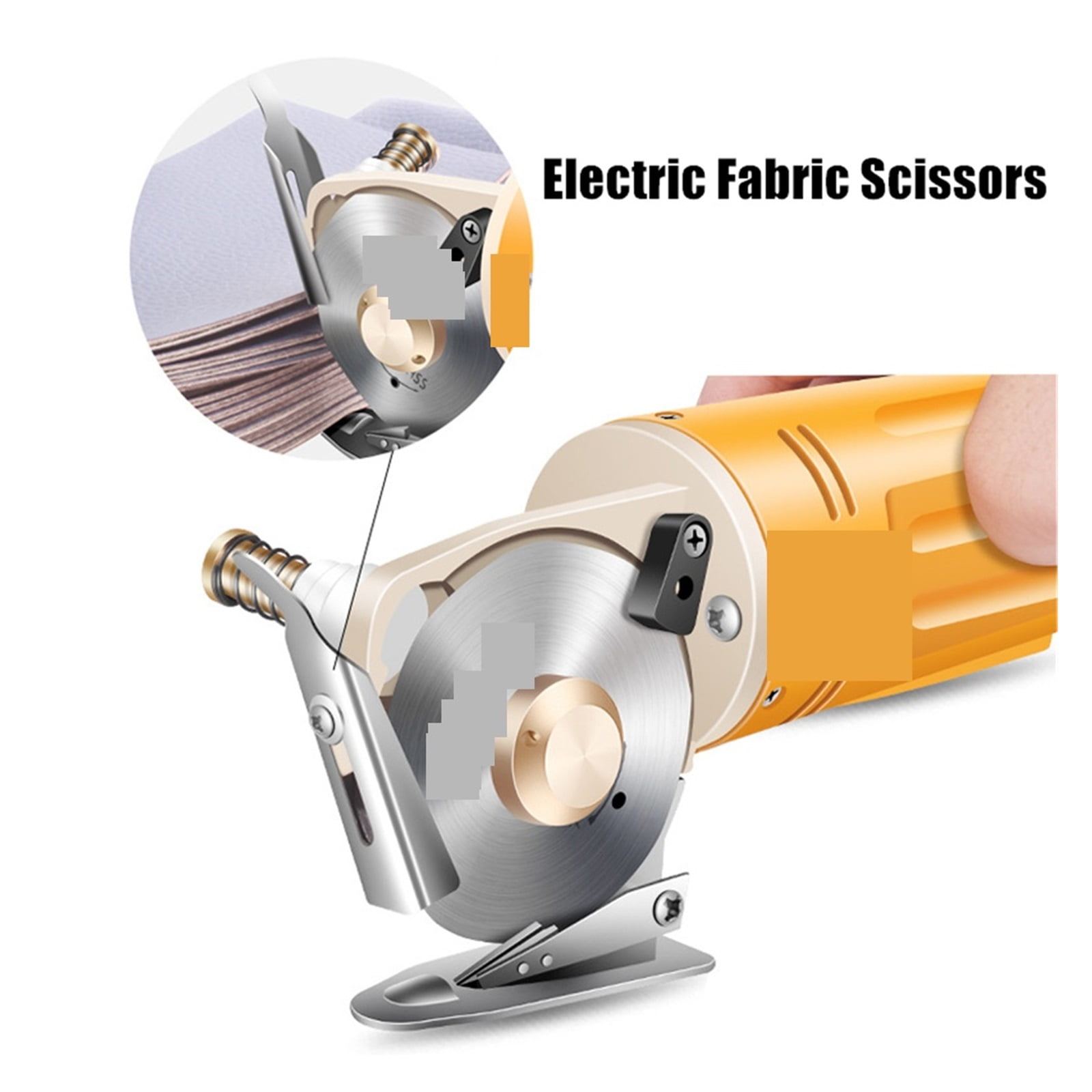 Electric Fabric Scissors Rotary Blade Fabric Tool Leather Fabric Electric Cutter Kit Cutting Saw Tool Dropshipping ,Sharp & Durable