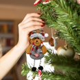 thumbnail image 4 of Decoración Navideña Pequeño Adorno Colgante Accesorio Para Árbol De Navidad Tejido Pequeña Decoración Colgante Ciervo Oso Viejo Hombre De Nieve Adorno Colgante, 4 of 6