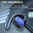 thumbnail image 6 of Bone Conduction Headphones, Wireless Bluetooth Open-Ear Sports Headphones with Mic, Type-C Quick Charging Long Battery Life, Upgrade Waterproof Earphones for Running, Cycling, Workout, Gift - Blue, 6 of 9