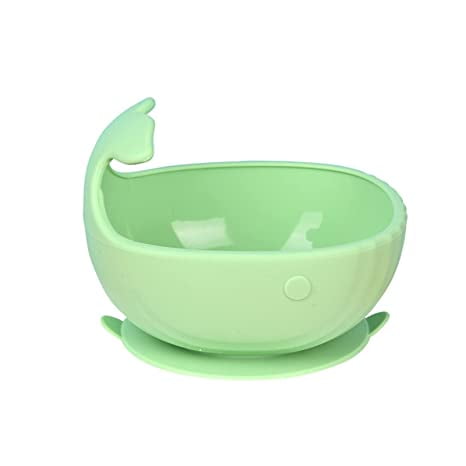 Suction Plates for Baby Feeding Bowls Led Weaning SuppliesToddler Plates Kids Bowls Soft Silicone Children s Bowl Cute Cartoon Baby Anti Fall Bowl