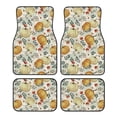 thumbnail image 1 of Balery Autumn Pumpkins Leaves Juego de 4 Alfombrillas para Auto, Revestimientos de Caucho Resistente, Diseño Antideslizante, 1 of 7