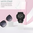 thumbnail image 3 of FENGGUIQU Set of 10 Clear Plastic Watch Display Stands for Photography and Retail Showcasing, Transparent Design, 3 of 8