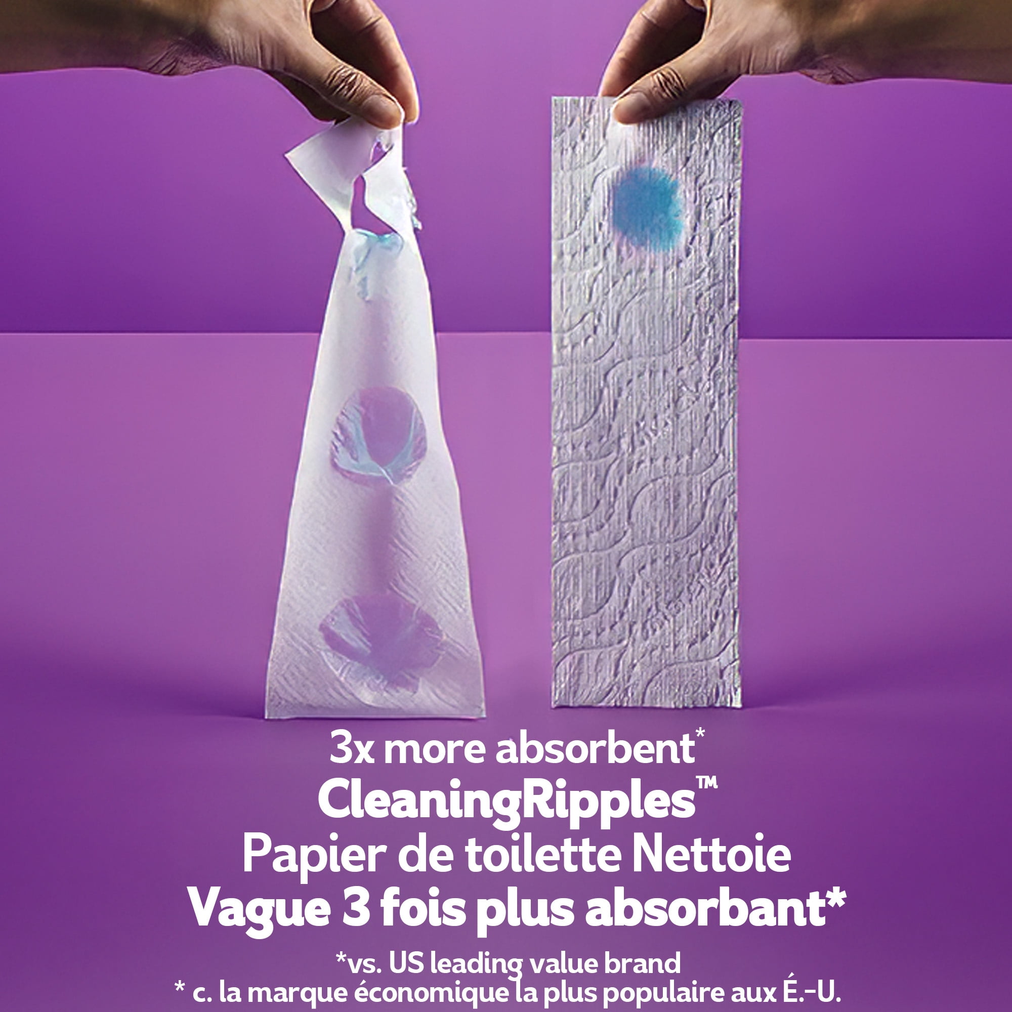 Papier hygiénique Cottonelle Ultra Soft, papier hygiénique résistant, 12 méga rouleaux