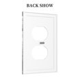 thumbnail image 2 of Haiem White Red Cockatoo Pattern Decorative Wall Plates, 1-Gang 5.0" x3.0", Unbreakable Thermoplastic Faceplate Cover for Decorator Receptacle Outlet & Switch-Style S, 2 of 6