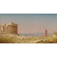 thumbnail image 2 of Sanford Robinson Gifford 24x14 Gold Ornate Framed and Double Matted Museum Art Print Titled - Ruins of the Parthenon (1880), 2 of 4