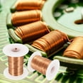 thumbnail image 4 of 14 AWG Magnet Wire, 14 Gauge Enameled Copper Wires 8 oz Magnetic Coil Wire for Transformer Motor Electric, 155C(311F), Copper Color, 4 of 5