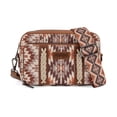 thumbnail image 1 of Bandolera Montana West Wrangler Boho Aztec para mujer, marrón, 1 of 6