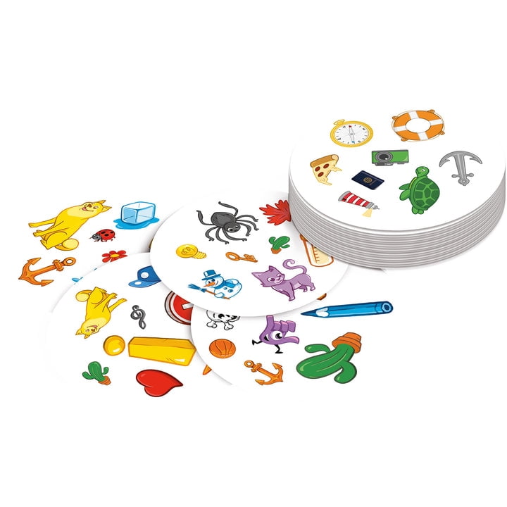 Spot It Super Pack Eco Big Box -Classic & Camping Family Card Game for Ages 6 and up, from Asmodee