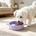 thumbnail image 6 of Silicone Slow Feeder Dog & Cat Bowl | Puzzle Cat Feeder for Slow Eating, Non-Slip Fun Pattern, Mental Enrichment, Digestion & Bloat Relief | Interactive Pet Enrichment Bowl, Prevents overeating, 6 of 7